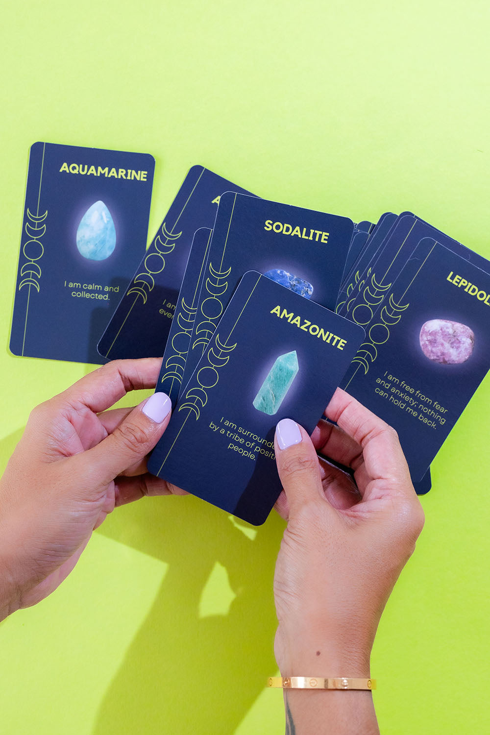 Affirmation cards - Crystals